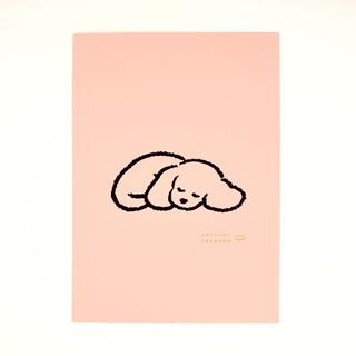 てらおかなつみのたくさんの犬展 カラーポスター ピンク