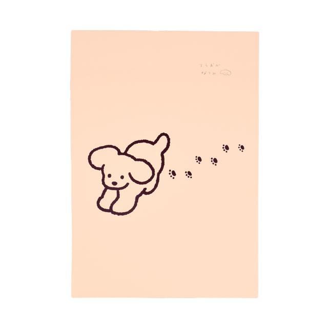 てらおかなつみのたくさんの犬展 カラーポスター アイボリー