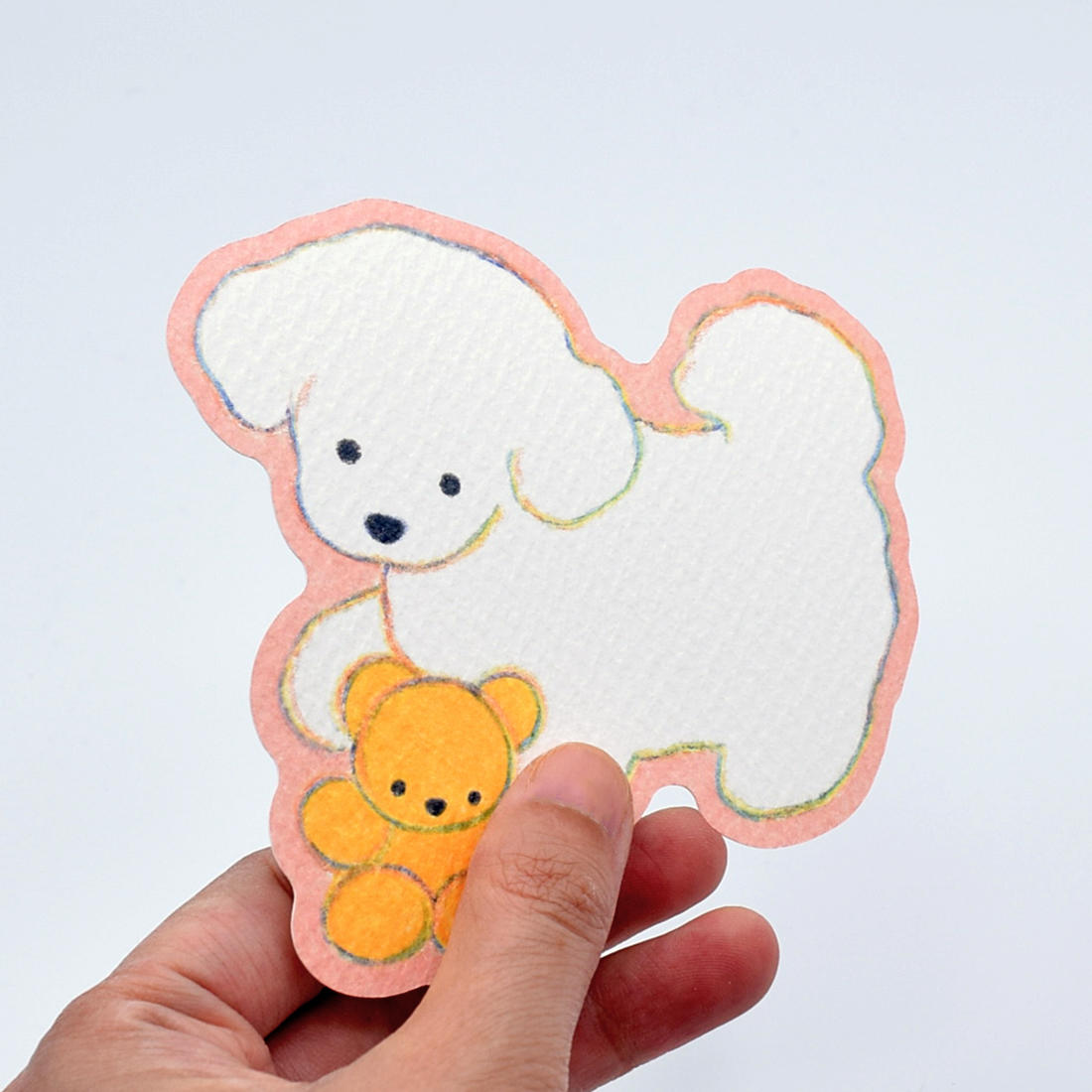 てらおかなつみのたくさんの犬展 ダイカットカードF