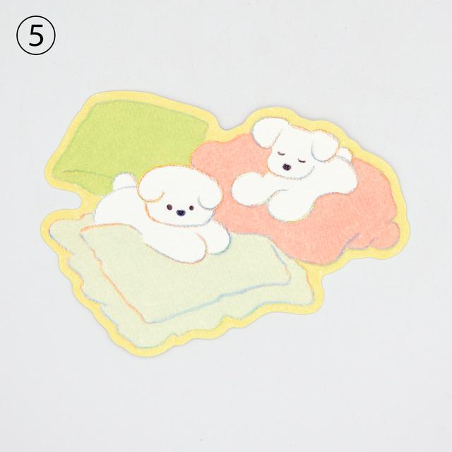 てらおかなつみのたくさんの犬展 ダイカットカードC