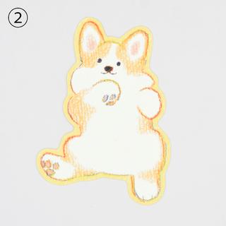 てらおかなつみのたくさんの犬展 ダイカットカードE