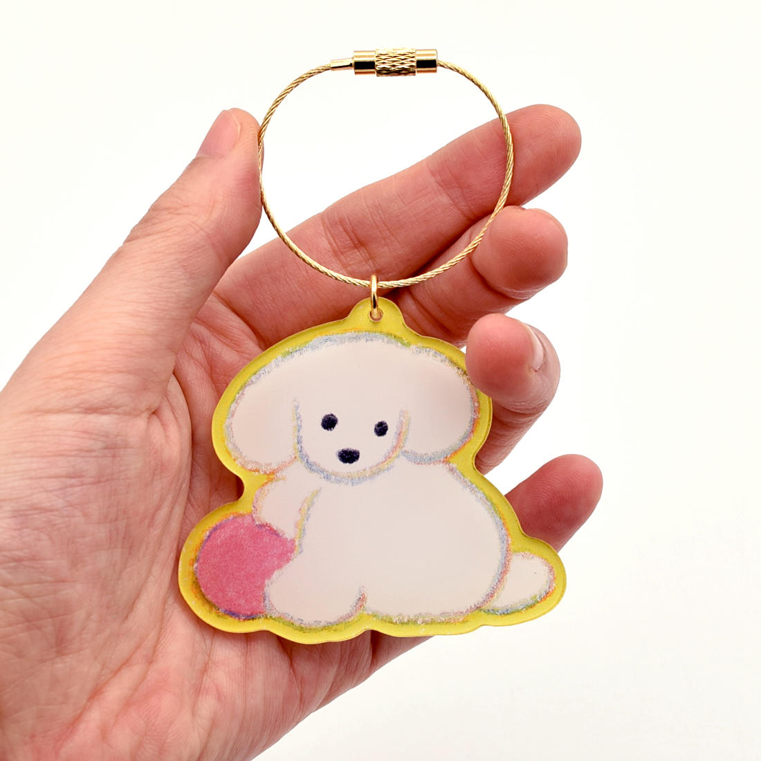 てらおかなつみのたくさんの犬展 アクリルキーホルダー