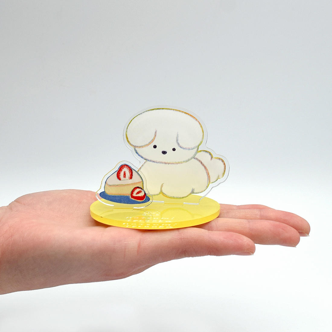 てらおかなつみのたくさんの犬展 アクリルスタンド イエロー