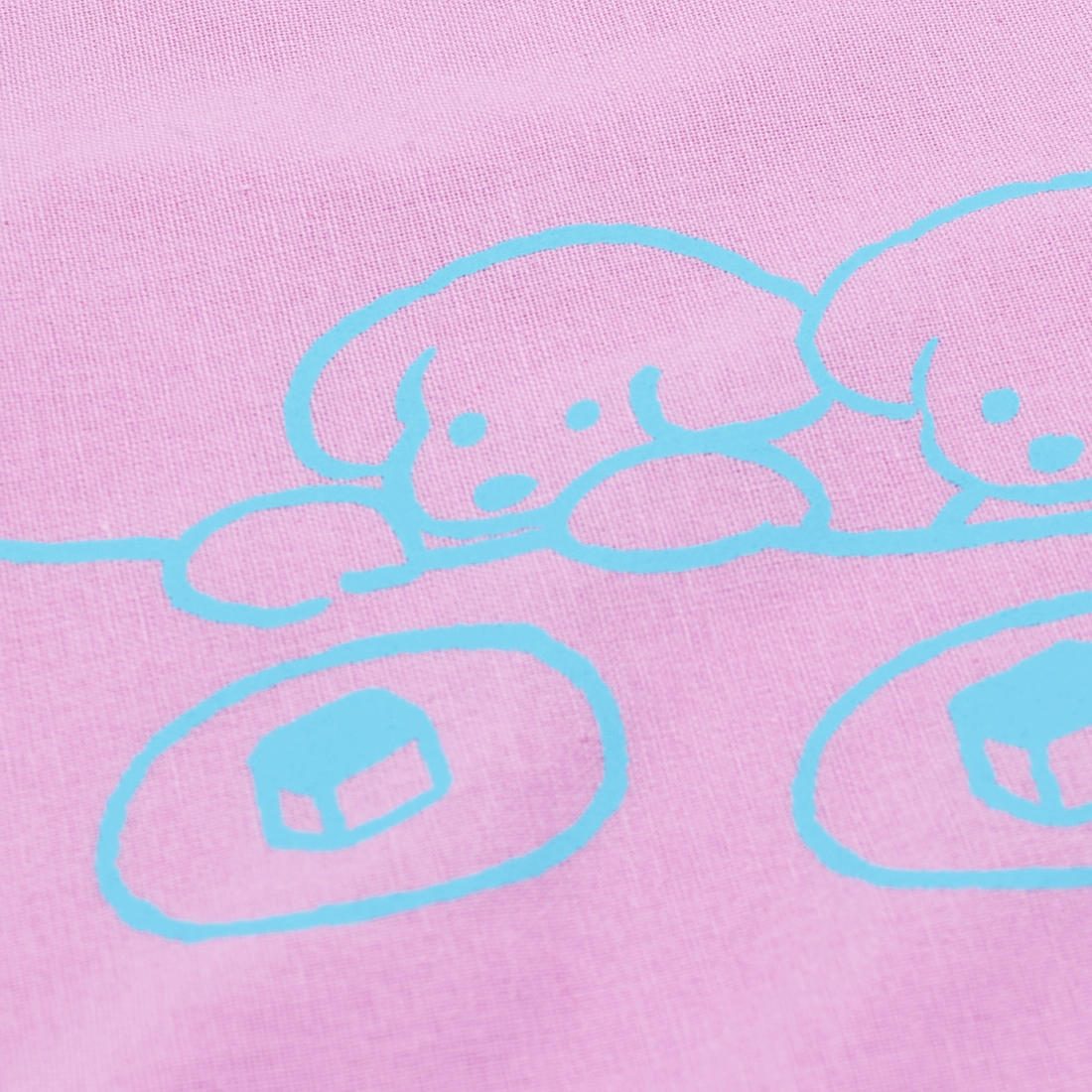 てらおかなつみのたくさんの犬展 巾着トートバック ピンク