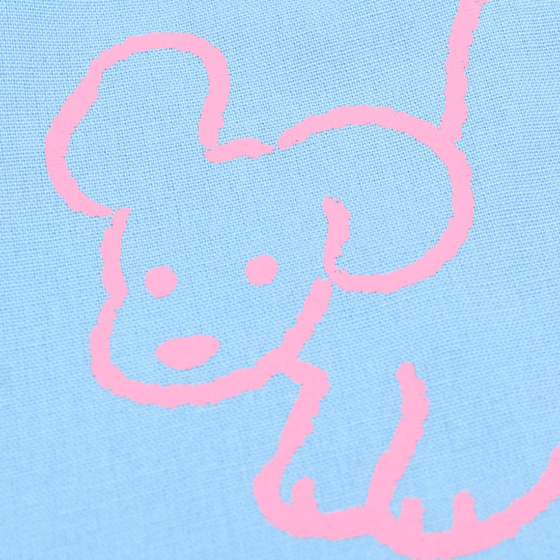 てらおかなつみのたくさんの犬展 巾着トートバック ブルー