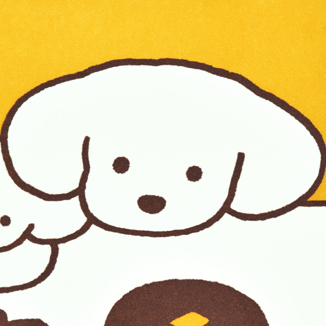 てらおかなつみのたくさんの犬展 活版アート 「パンケーキ」