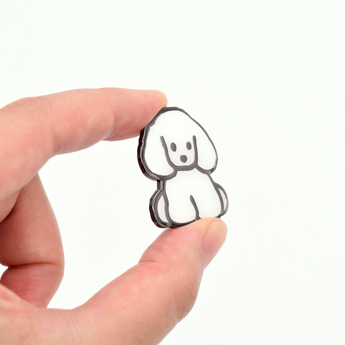 てらおかなつみのたくさんの犬展 ピンバッジ L-4