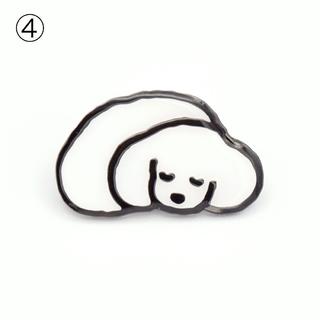てらおかなつみのたくさんの犬展 ピンバッジ L-4