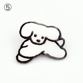 てらおかなつみのたくさんの犬展 ピンバッジ L-5
