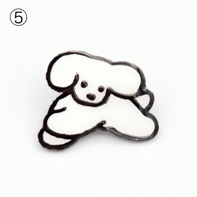 てらおかなつみのたくさんの犬展 ピンバッジ L-5