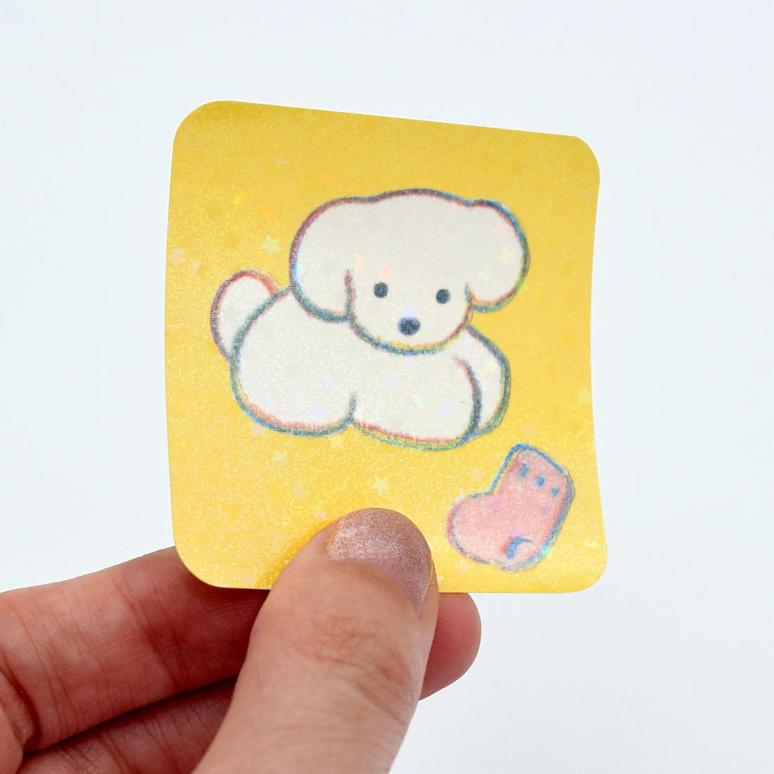 てらおかなつみのたくさんの犬展 犬のキラキラシールセット ４枚セット