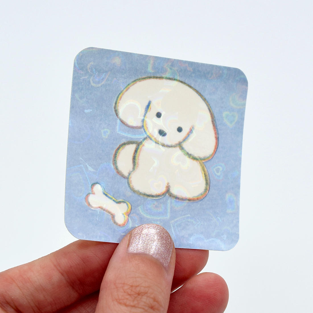 てらおかなつみのたくさんの犬展 犬のキラキラシールセット ４枚セット