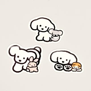 てらおかなつみのたくさんの犬展 シールセット ３枚セット