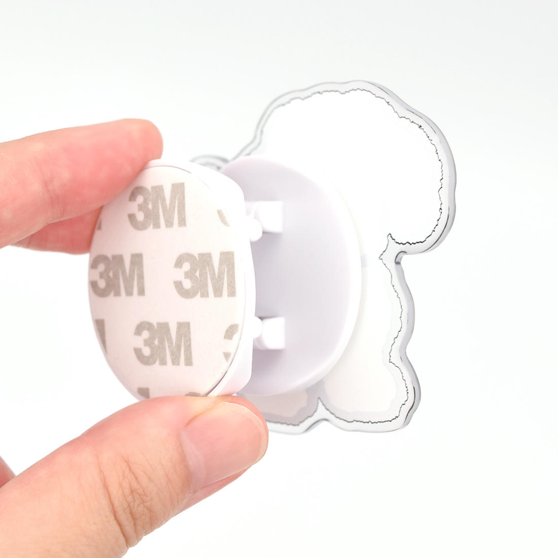 てらおかなつみのたくさんの犬展 スマホグリップA 見つめる