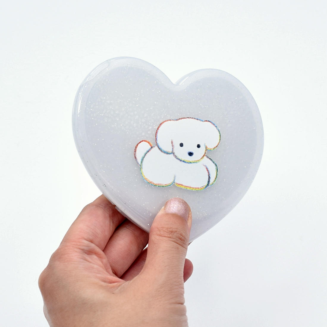 てらおかなつみのたくさんの犬展 犬のコンパクトミラー