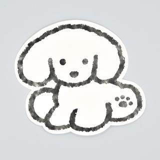 てらおかなつみのたくさんの犬展 活版印刷 犬のポストカード