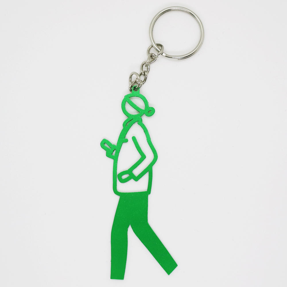 【ジュリアン・オピー】Julian Opie PAUL Keyrings - 全6色　メタルキーリング