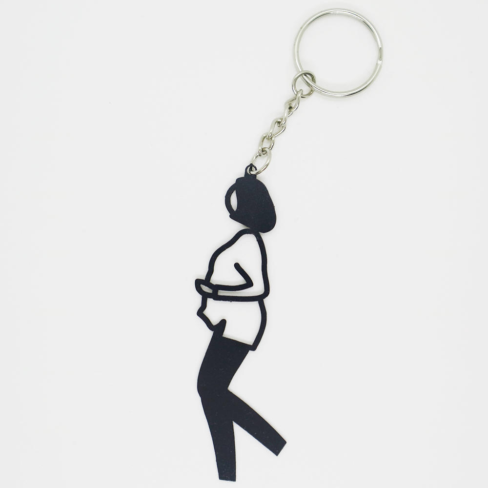 【ジュリアン・オピー】Julian Opie YASMIN Keyrings - 全6色　メタルキーリング