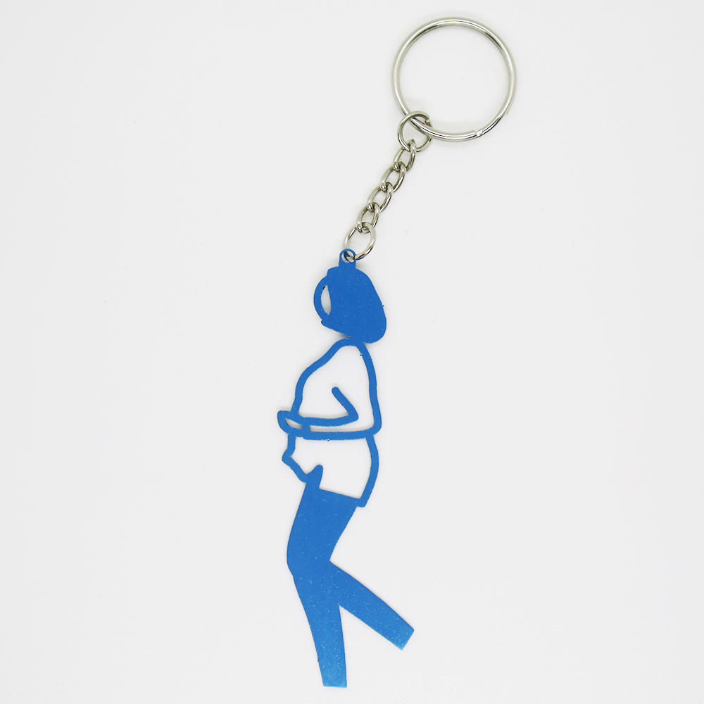 【ジュリアン・オピー】Julian Opie YASMIN Keyrings - 全6色　メタルキーリング