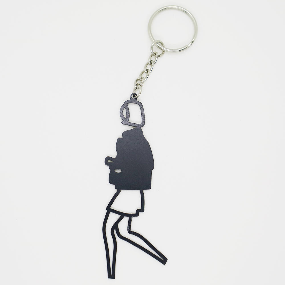 【ジュリアン・オピー】Julian Opie ELENA Keyrings - 全6色　メタルキーリング