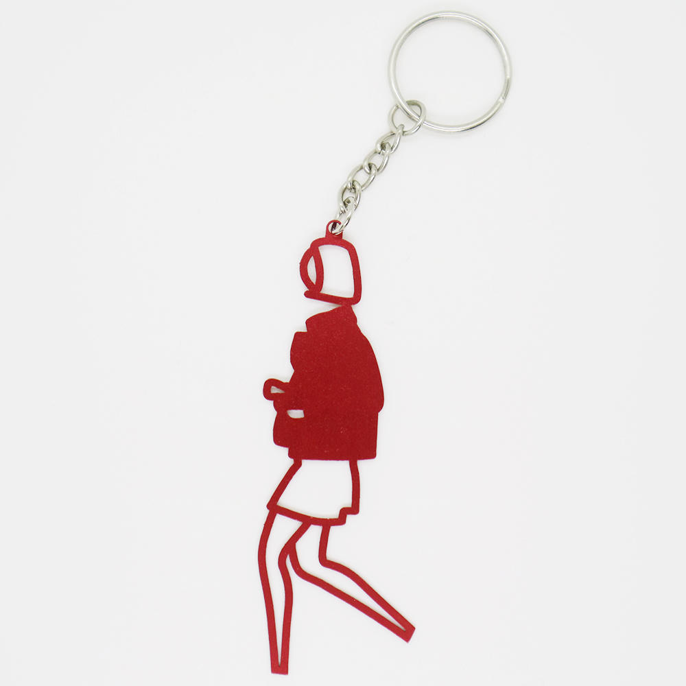 【ジュリアン・オピー】Julian Opie ELENA Keyrings - 全6色　メタルキーリング