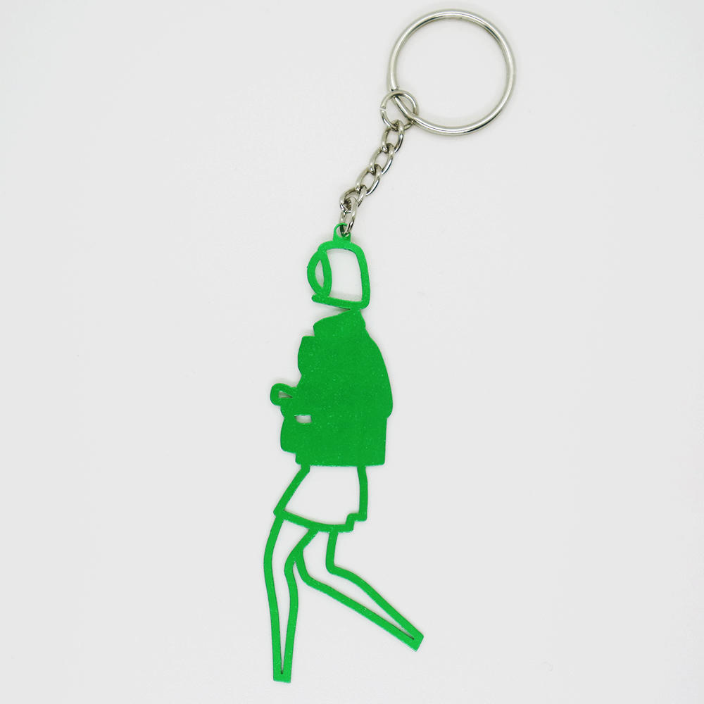 【ジュリアン・オピー】Julian Opie ELENA Keyrings - 全6色　メタルキーリング