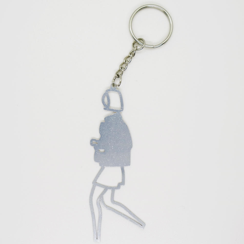 【ジュリアン・オピー】Julian Opie ELENA Keyrings - 全6色　メタルキーリング