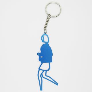 【ジュリアン・オピー】Julian Opie ELENA Keyrings - 全6色　メタルキーリング