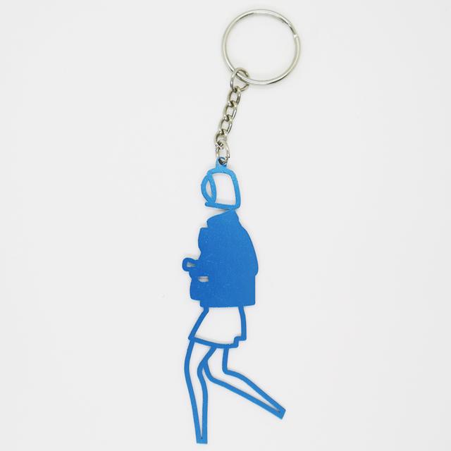 【ジュリアン・オピー】Julian Opie ELENA Keyrings - 全6色　メタルキーリング