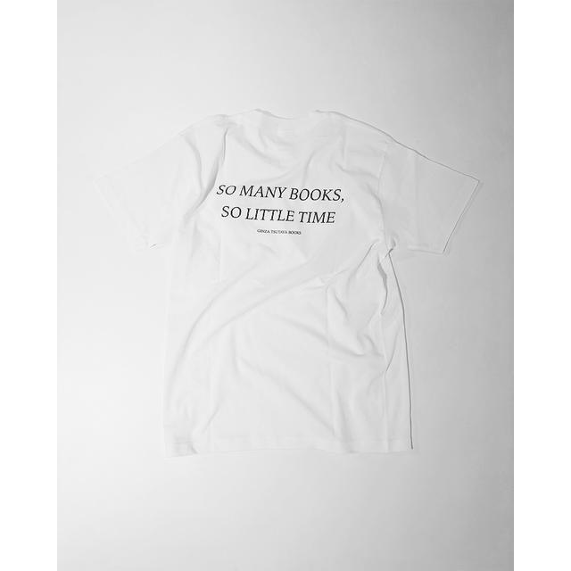 【サイズの選択可／BLANKMAG × GINZA TSUTAYA BOOKS】"SO MANY BOOKS, SO LITTLE TIME"  S/S TEE（WHITE）　