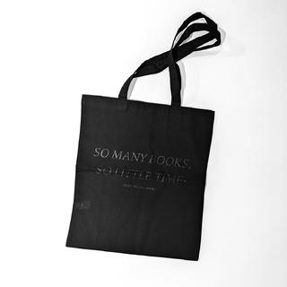 【BLANKMAG × GINZA TSUTAYA BOOKS】"SO MANY BOOKS, SO LITTLE TIME"  TOTE BAG（BLACK × BLACK）