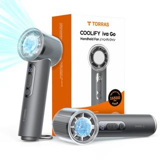 【お取り寄せ】TORRAS（トラス） COOLIFY iva GO ハンディファン グレー