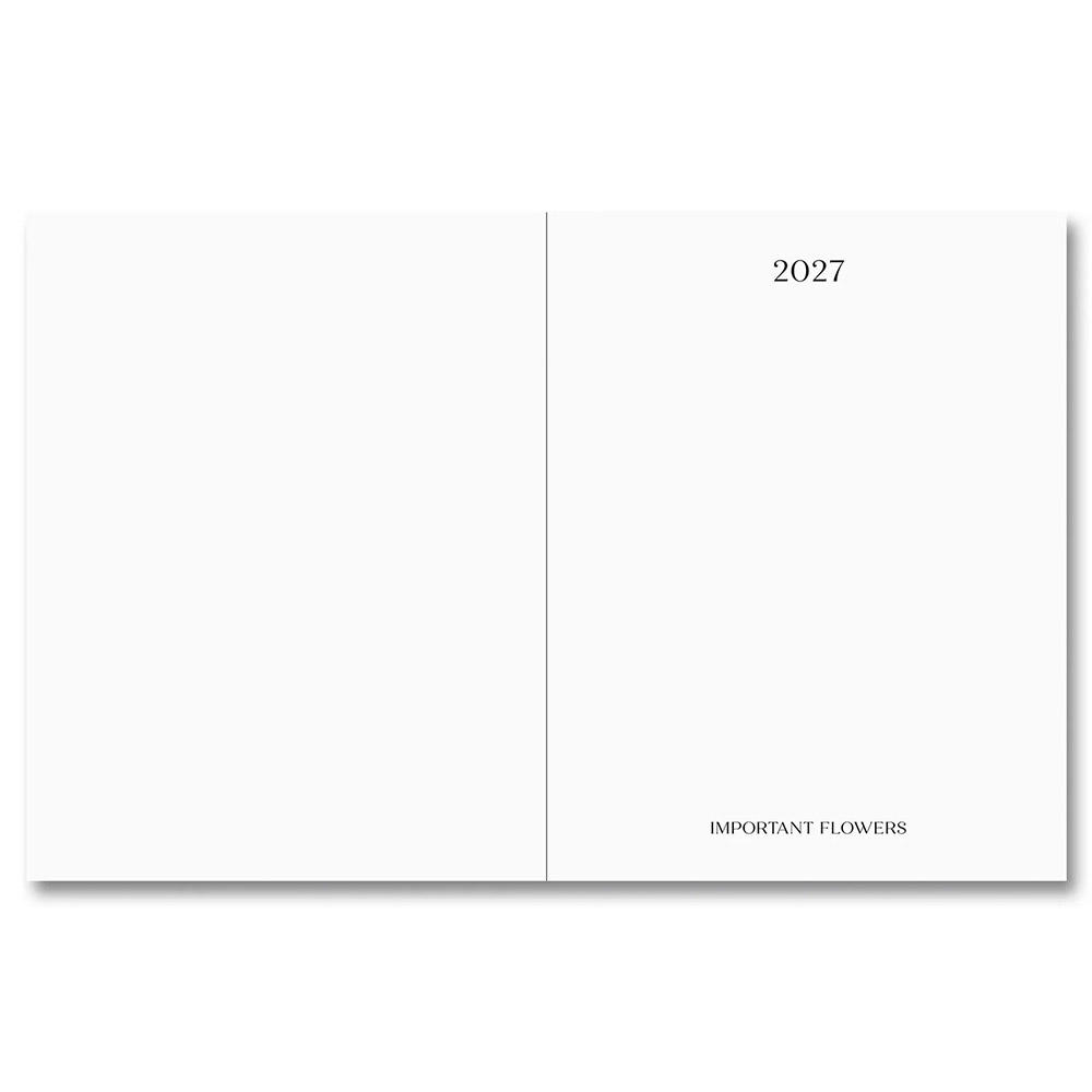 【予約／8月中の入荷を予定】THE IMPORTANT FLOWERS PLANNER 2027 by Sofia Coppola（ソフィア・コッポラ） スケジュール帳（ダイアリー／日記）