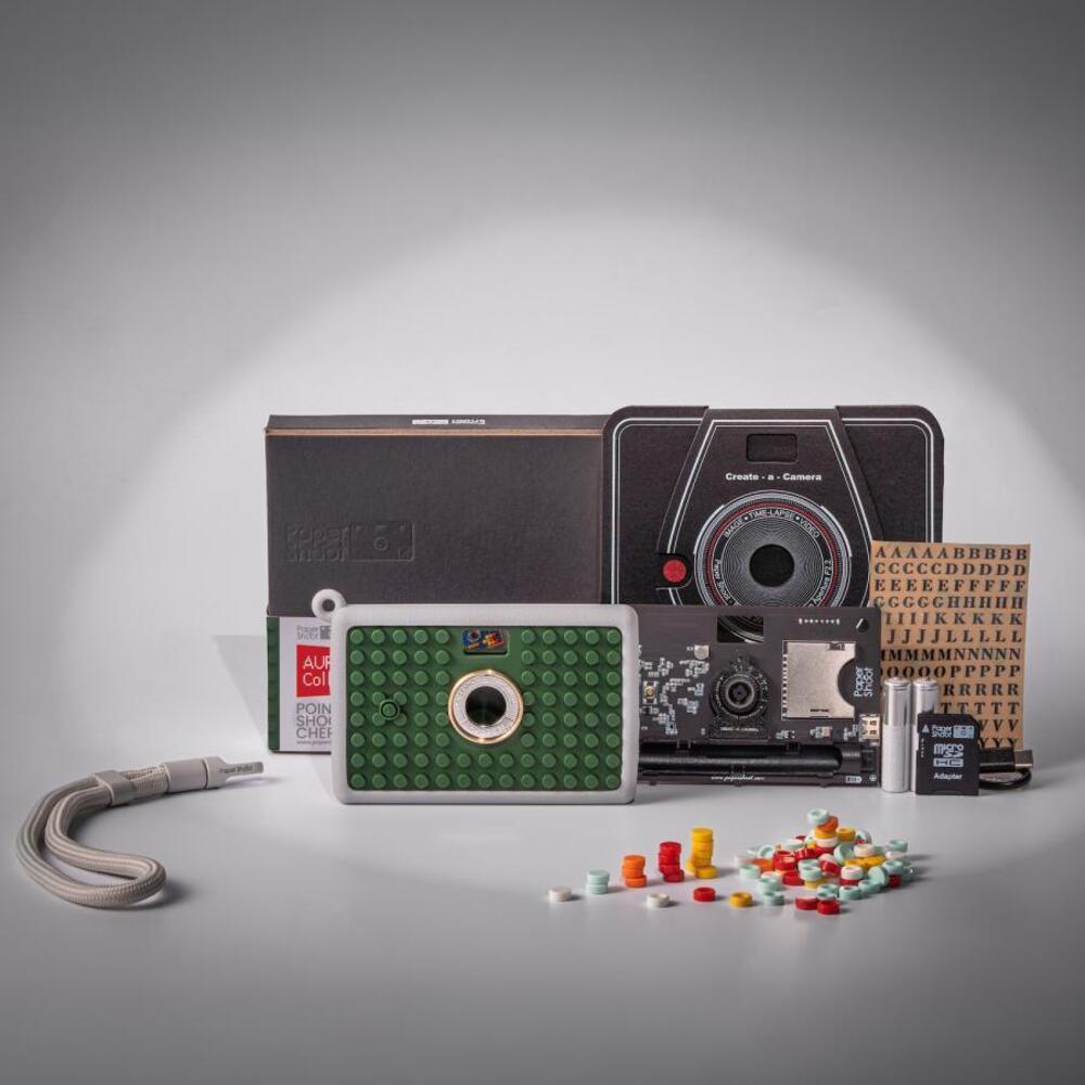 PaperShoot ペーパーシュート　Aura Bricks Camera Set /グリーングローヴ（Green Grove)