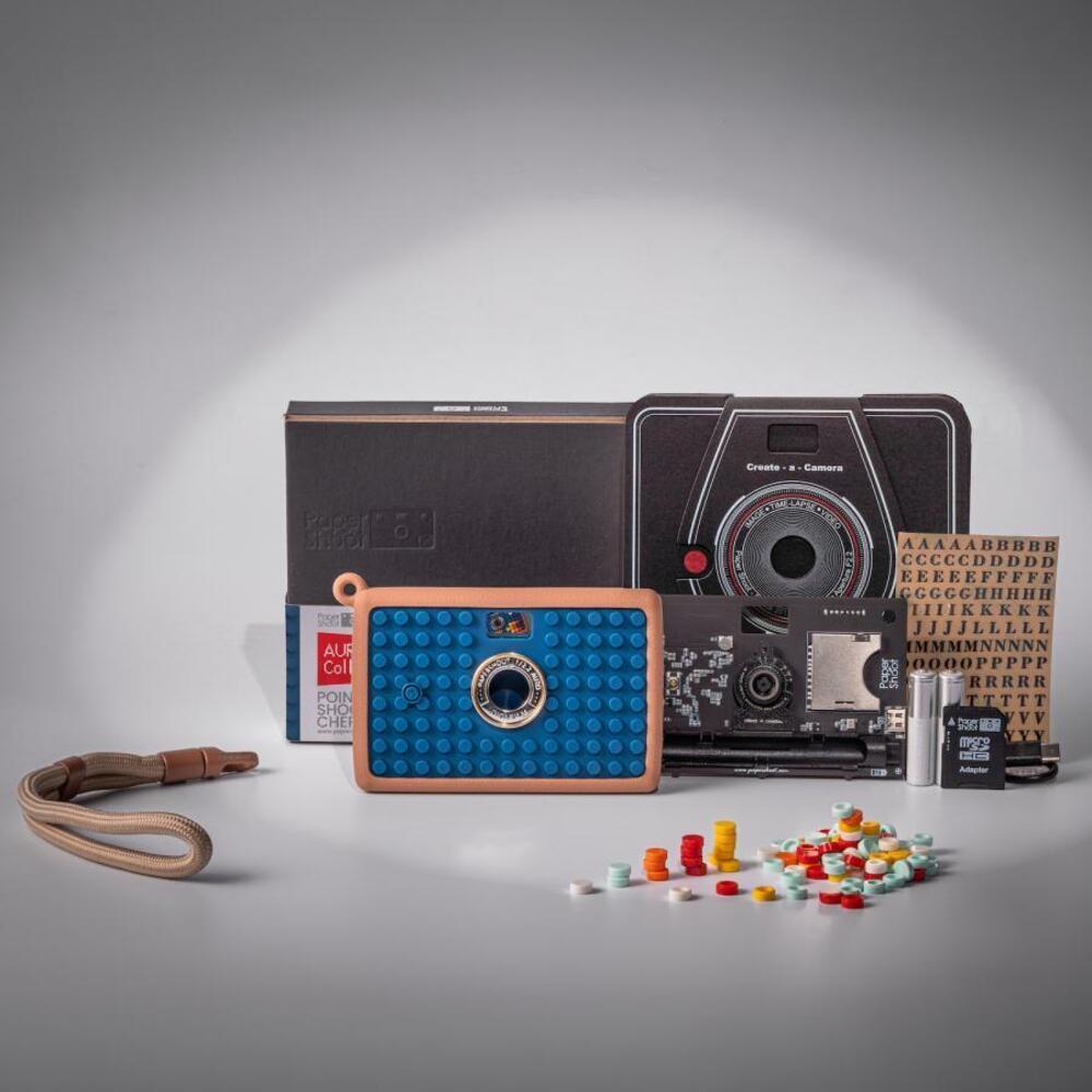 PaperShoot ペーパーシュート　Aura Bricks Camera Set /ブルービーム（Blue Beam)