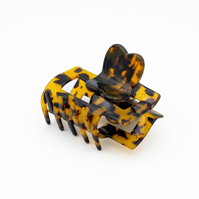 【瓜生太郎】Hair Claw M size_Honey Leopard　ヘアクリップ