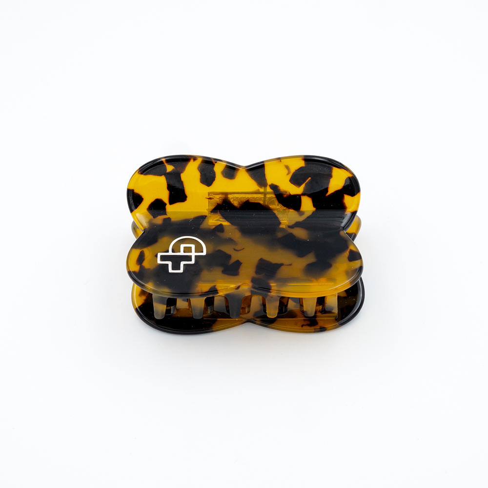 【瓜生太郎】Hair Claw S size_Honey Leopard　ヘアクリップ