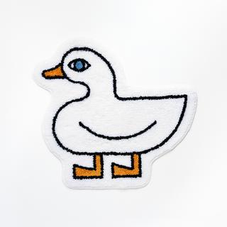 【瓜生太郎】Rug_WHITE DUCK　ラグ