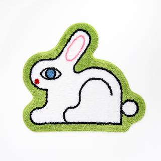 【瓜生太郎】Rug_RABBIT　ラグ