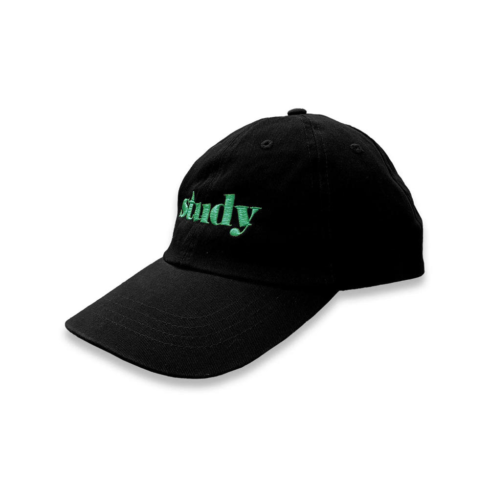 STUDY CAP(BLACK WITH GREEN)『STUDY MAGAZINE』キャップ