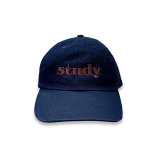 STUDY CAP(NAVY WITH BORDEAUX)『STUDY MAGAZINE』キャップ