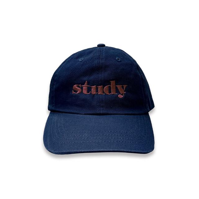 STUDY CAP(NAVY WITH BORDEAUX)『STUDY MAGAZINE』キャップ