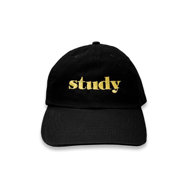 STUDY CAP (BLACK WITH GOLD)『STUDY MAGAZINE』キャップ