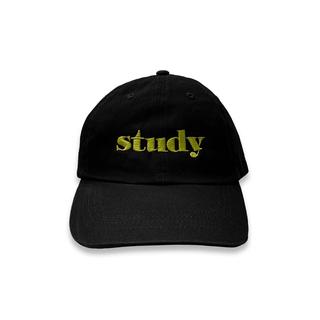 STUDY CAP (BLACK WITH ARMY GREEN)『STUDY MAGAZINE』キャップ