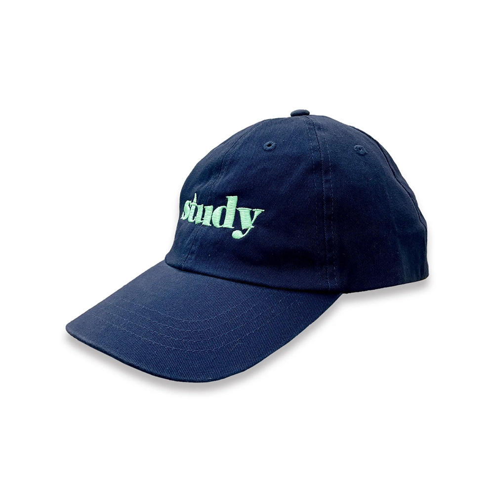 STUDY CAP (NAVY WITH MINT GREEN)『STUDY MAGAZINE』キャップ
