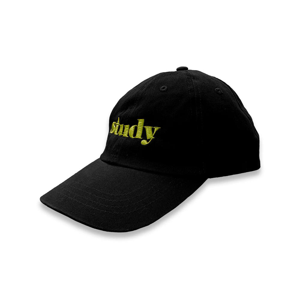 STUDY CAP (BLACK WITH ARMY GREEN)『STUDY MAGAZINE』キャップ