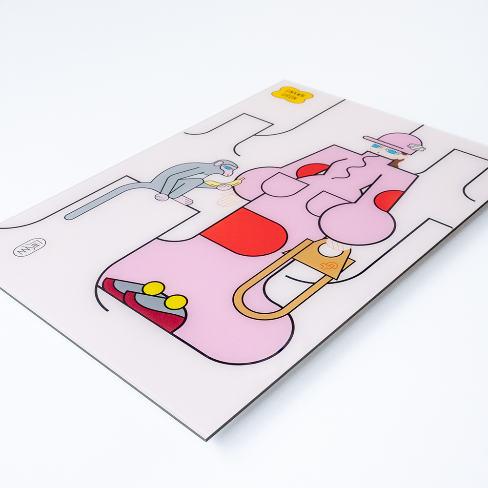 【受注作品】Hello Monkey　瓜生太郎　8月末頃ご配送