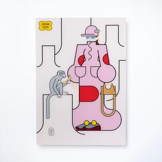 【受注作品】Hello Monkey　瓜生太郎　8月末頃ご配送