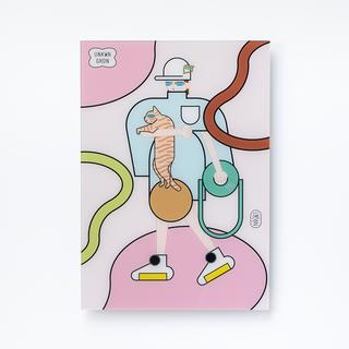 【受注作品】Arrested Striped Cat　瓜生太郎　8月末頃ご配送