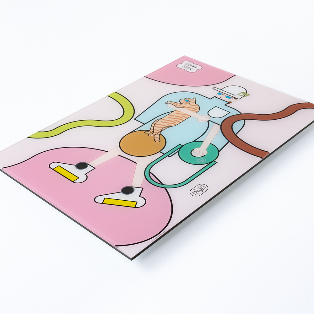 【受注作品】Arrested Striped Cat　瓜生太郎　8月末頃ご配送